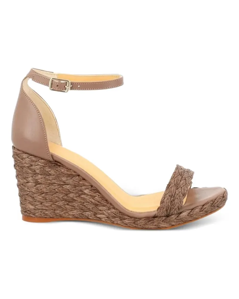 Castañer braided wedge espadrilles - Braun Braun