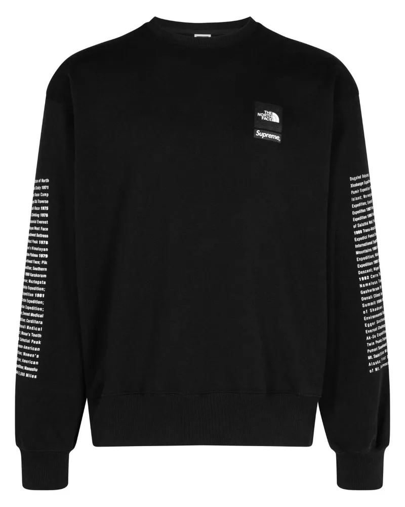 Supreme Being x The North Face "Black" Sweatshirt Schwarz