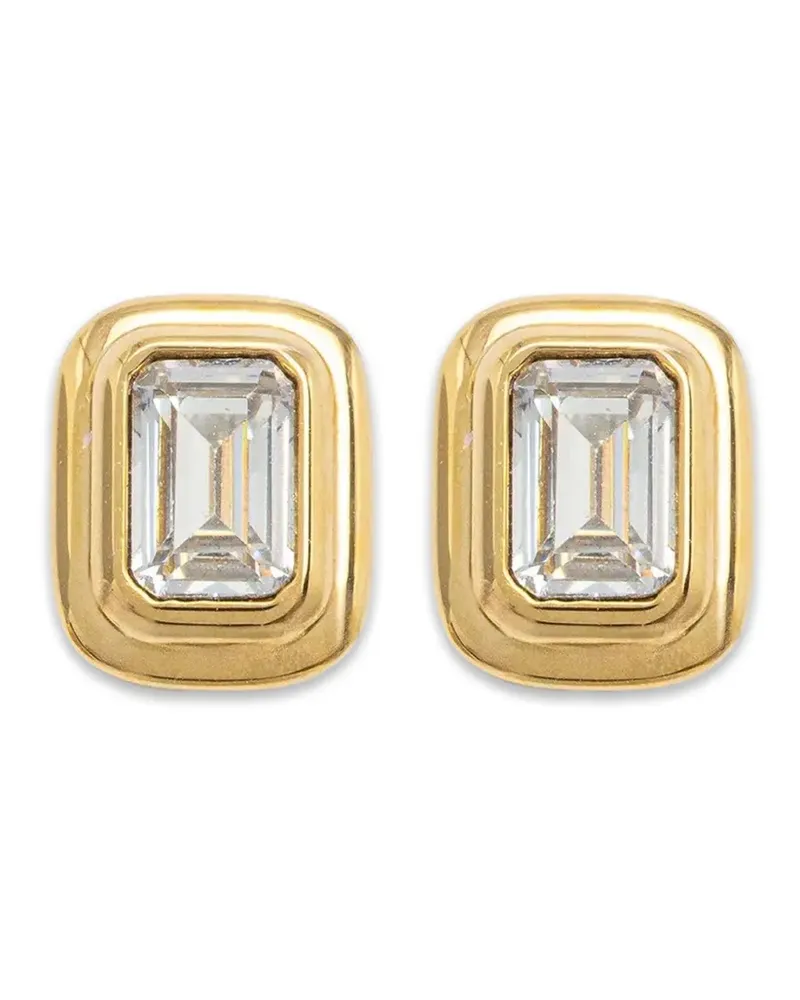 Trussardi embellished earrings - Gold Gold