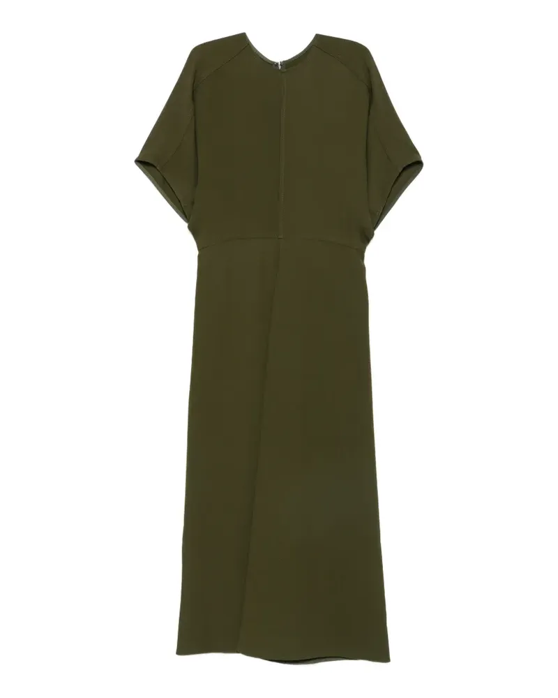 Victoria Beckham Kurzärmeliges Eleanor Midikleid - Grün Grün