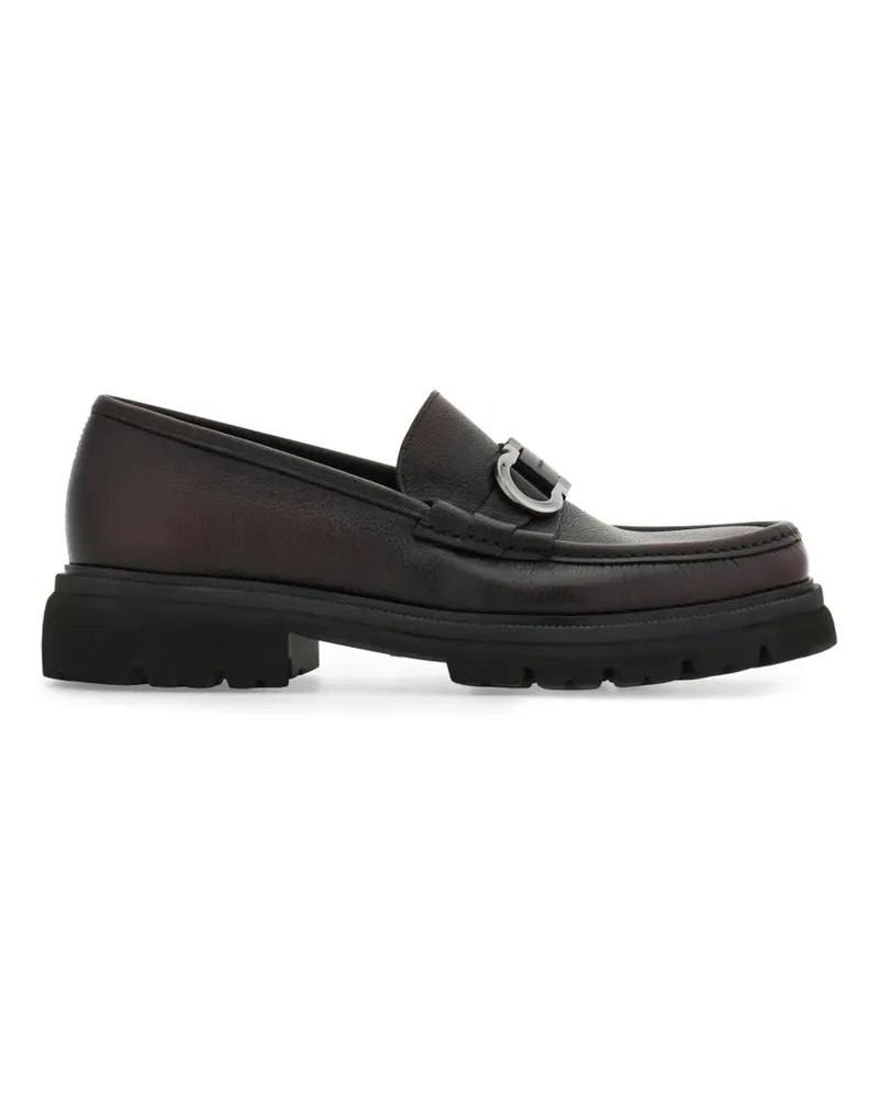 Ferragamo Verzierte Gancini Loafer - Braun Braun