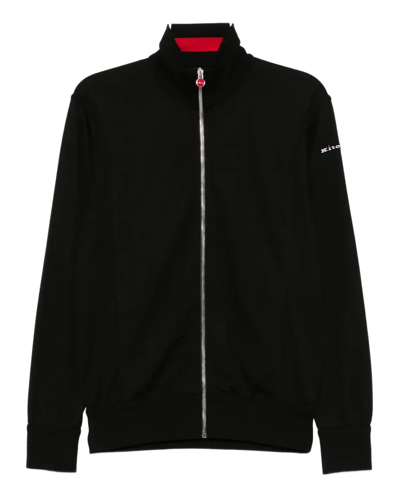 Kiton Hosen-Set mit Logo-Stickerei - Schwarz Schwarz