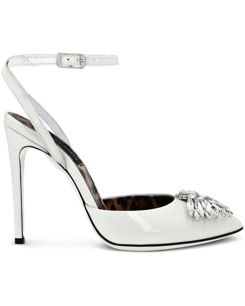 Philipp Plein Klassische Sandalen 120mm - Weiß Weiß