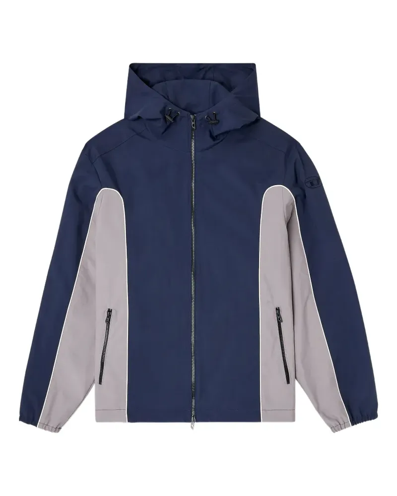 Diesel Jj-Hives-Dgam hooded panelled jacket - Blau Blau