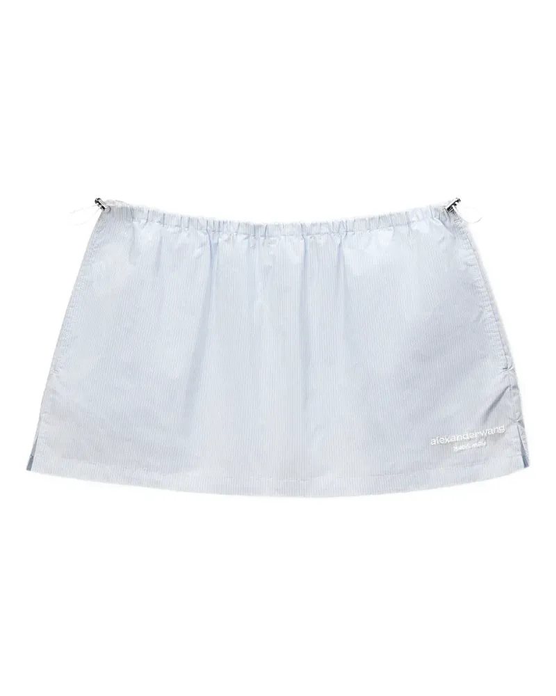 Alexander Wang striped mini skort - Blau Blau