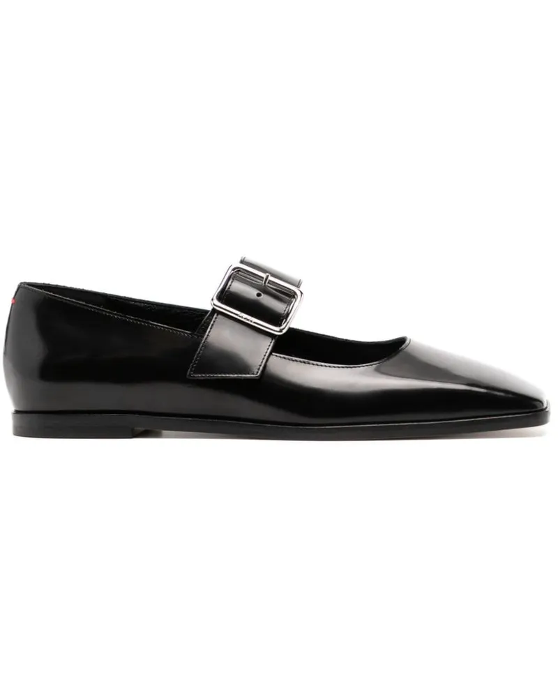 aeyde Sunny Ballerinas - Schwarz Schwarz