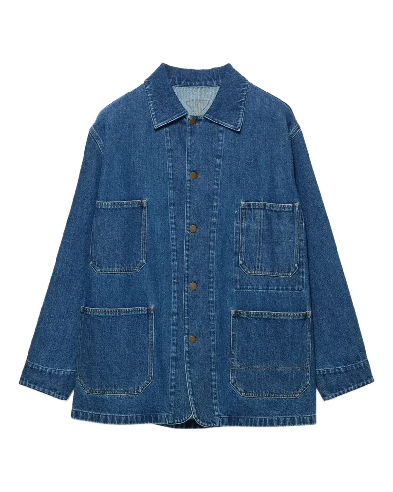 Prada light denim blouson jacket - Blau Blau