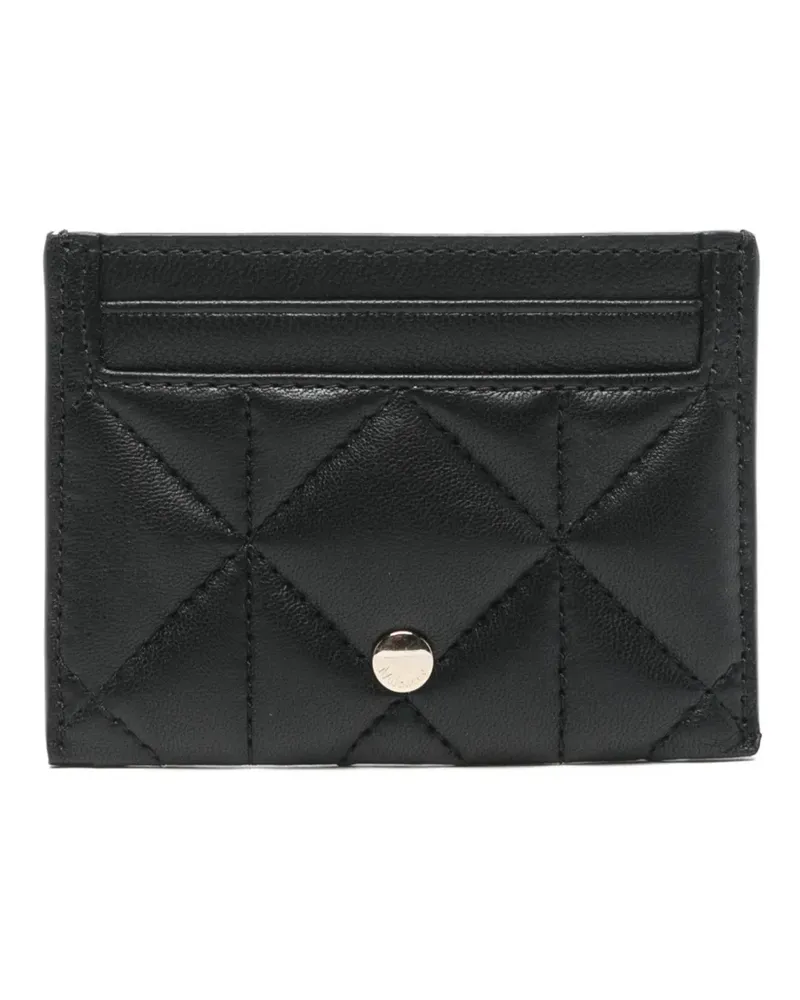 Mulberry quilting credit card wallet - Schwarz Schwarz