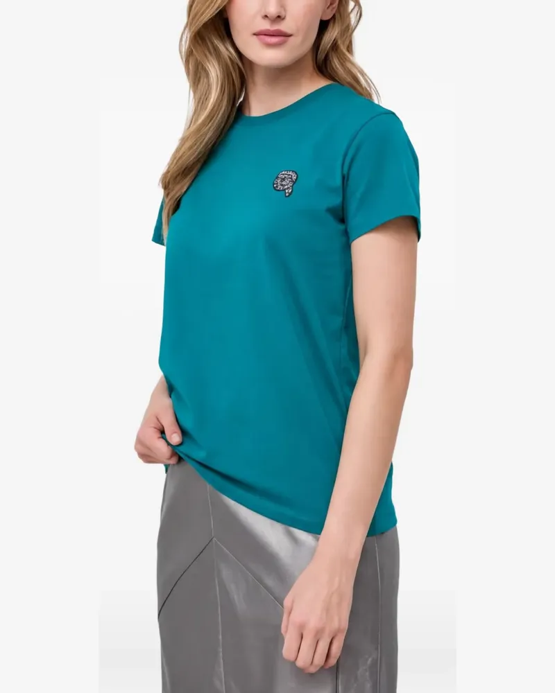 Karl Lagerfeld T-Shirt mit Ikonik Karl-Motiv - Blau Blau