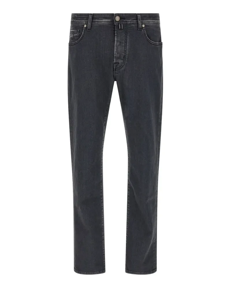 Jacob Cohën Bard stonewashed five-pocket jeans - Grau Grau