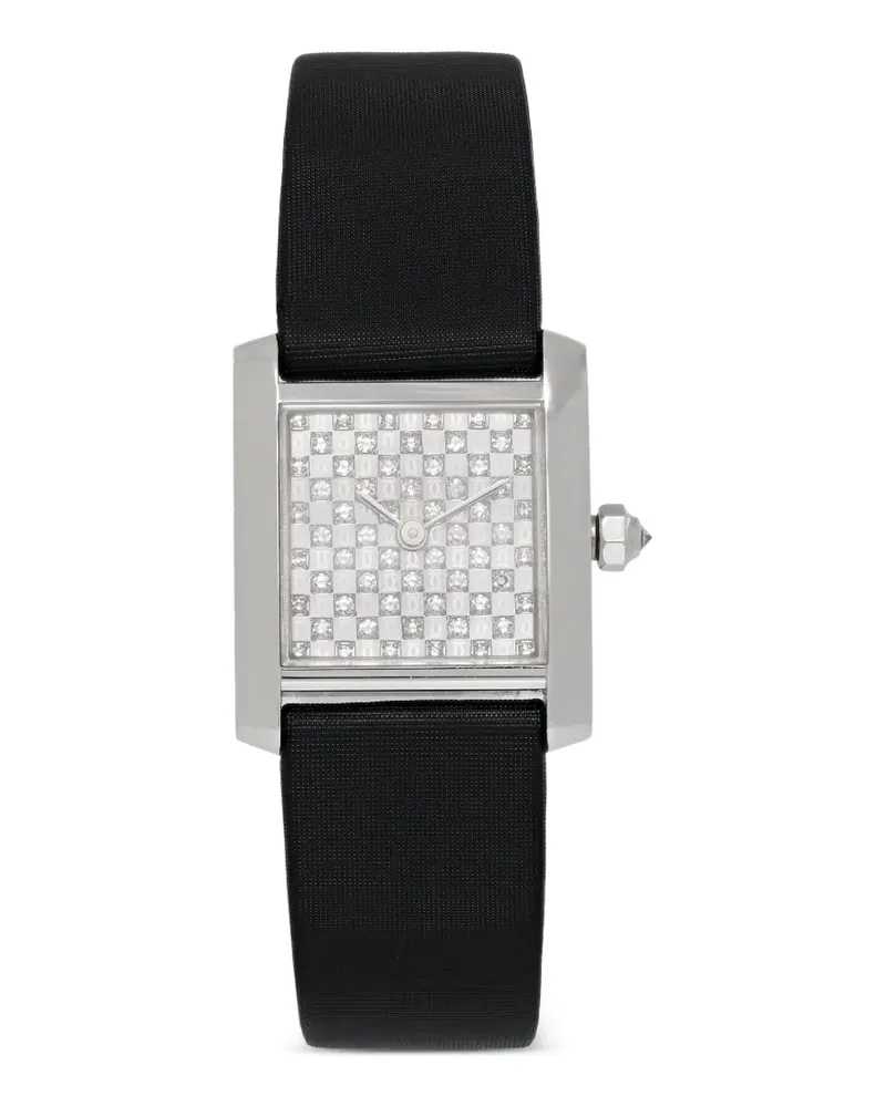Cartier Tank Américaine Diamond Armbanduhr 20mm - Silber Silber