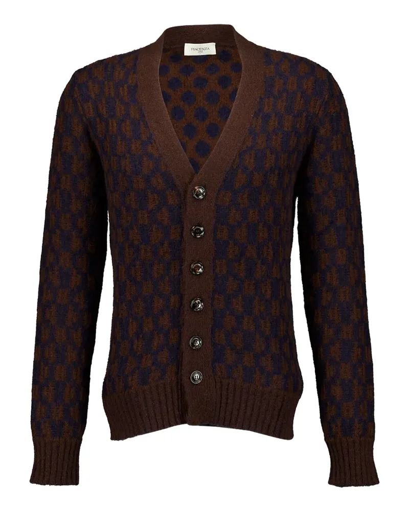 Piacenza Cashmere Geknöpfter Cardigan aus Kaschmir - Braun Braun