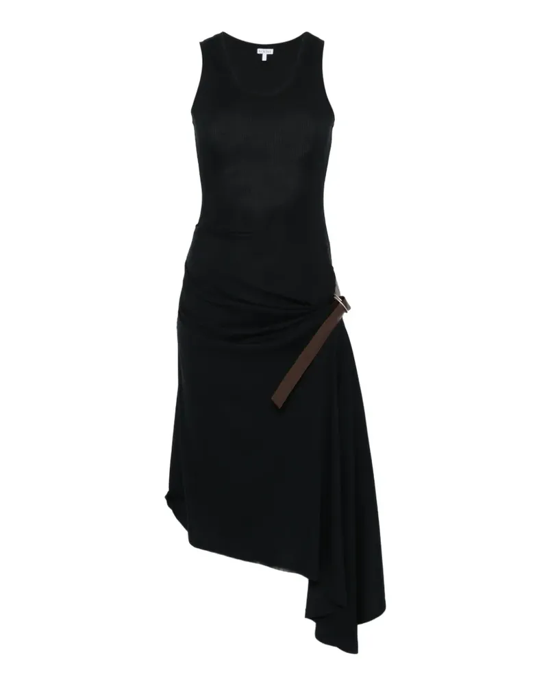 Loewe Tank sleeveless midi dress - Schwarz Schwarz