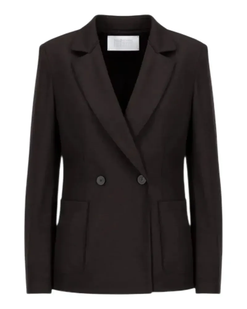 Harris Wharf London double-breasted notched-lapels blazer - Braun Braun