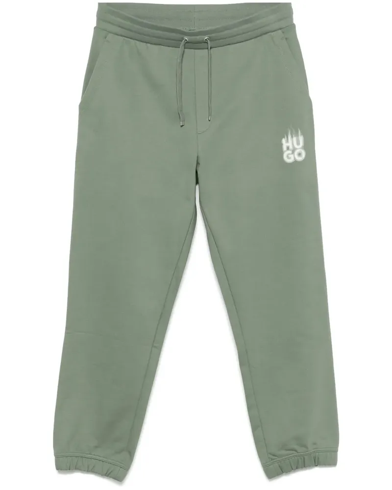 HUGO BOSS Jogginghose mit Rauch-Logo - Grün Grün