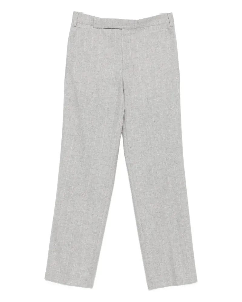 LARDINI striped-pattern trousers - Grau Grau