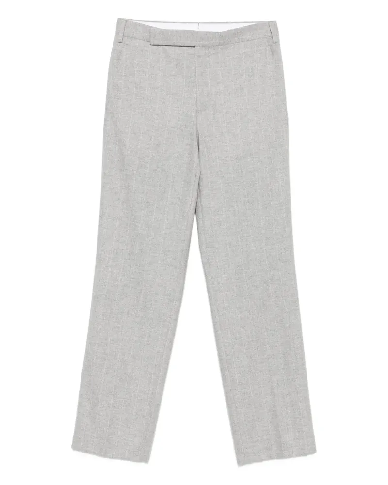 LARDINI striped-pattern trousers - Grau Grau