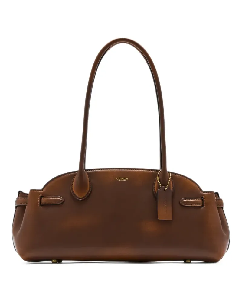 Coach Empire carryall bag 34 in loved leather - Braun Braun