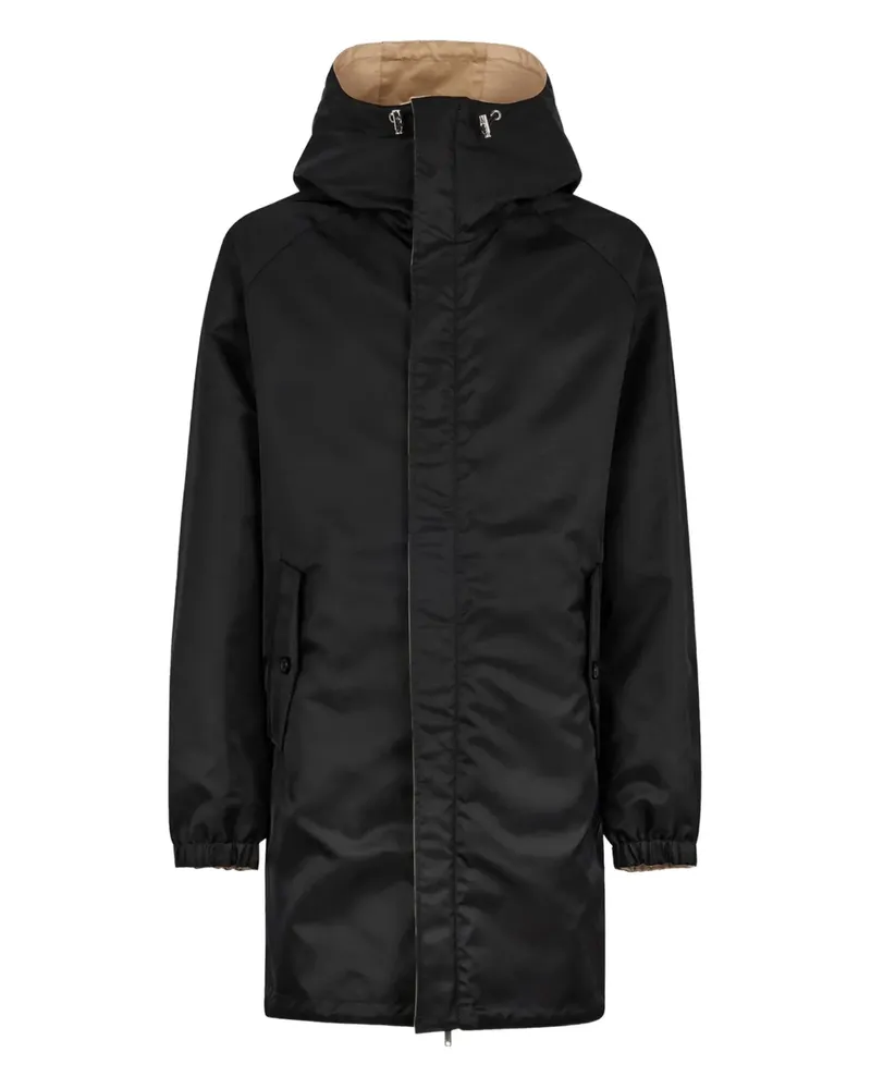 Dsquared2 Wendbarer Kapuzenparka - Schwarz Schwarz