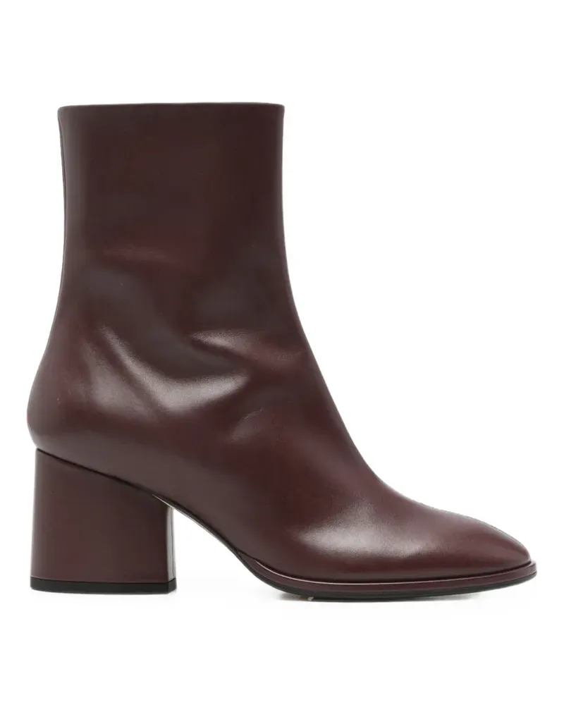 aeyde Stiefel mit Blockabsatz - Rot Rot