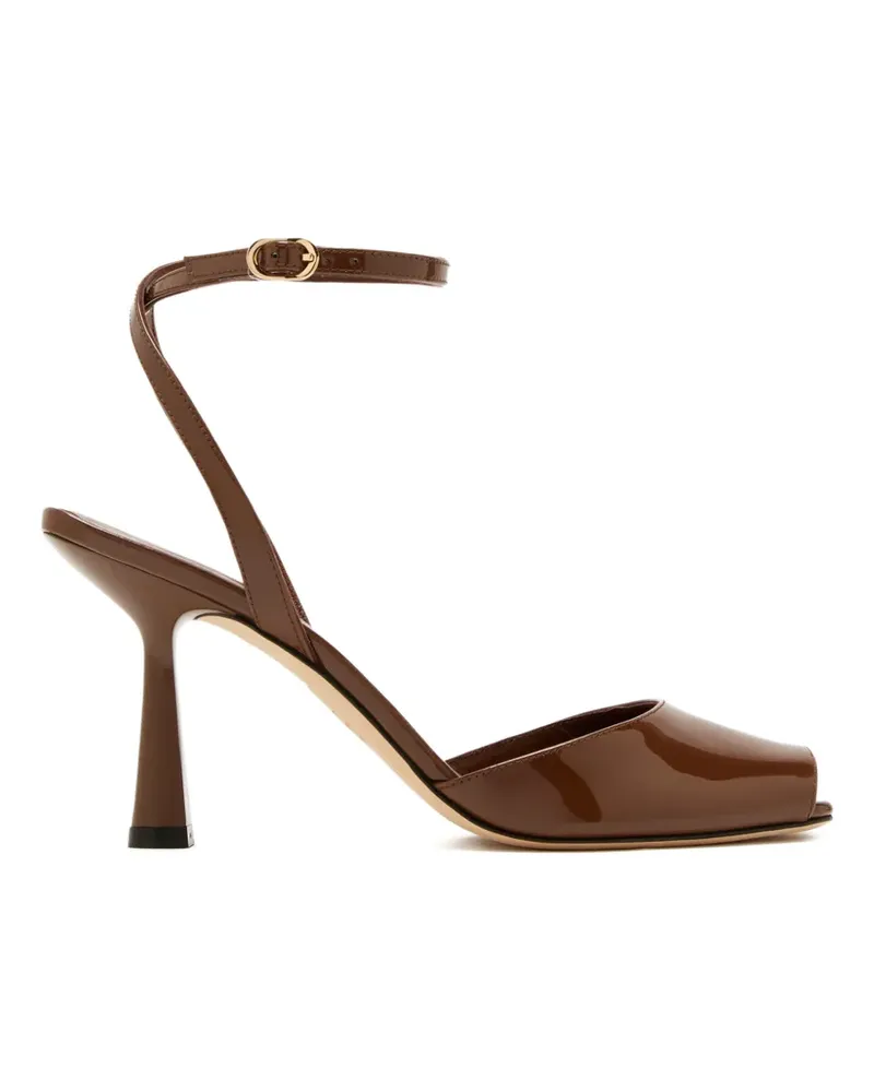 Stuart Weitzman ankle-strap peep-toe pumps - Braun Braun