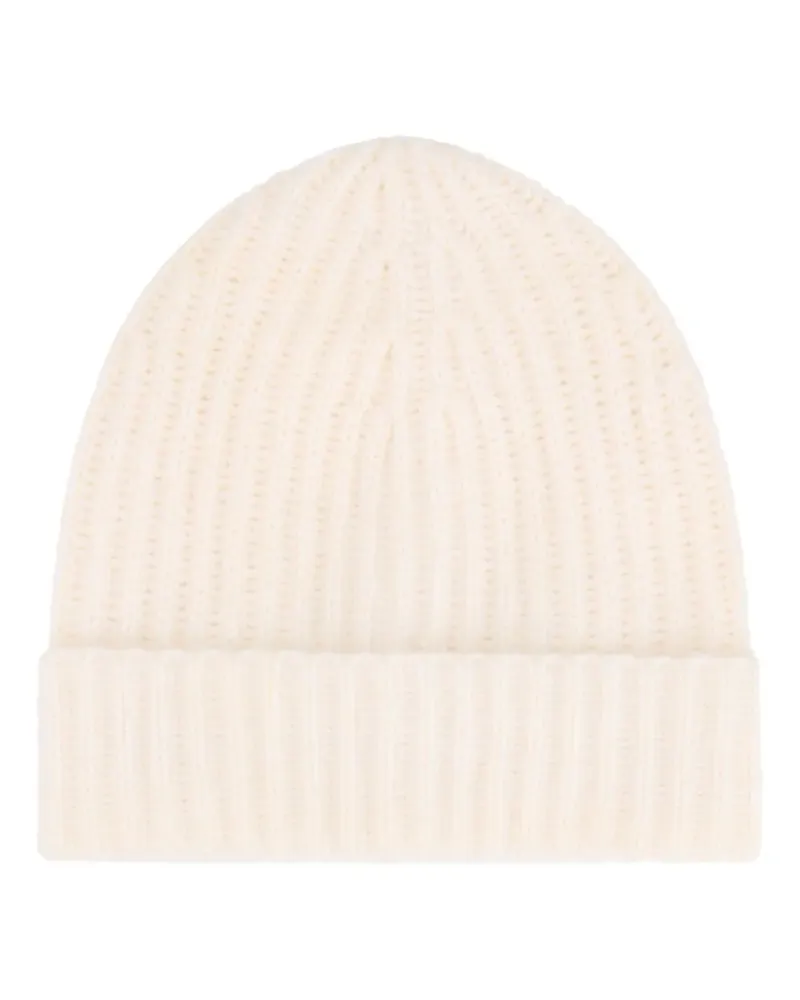 Malo ribbed beanie hat - Nude Nude