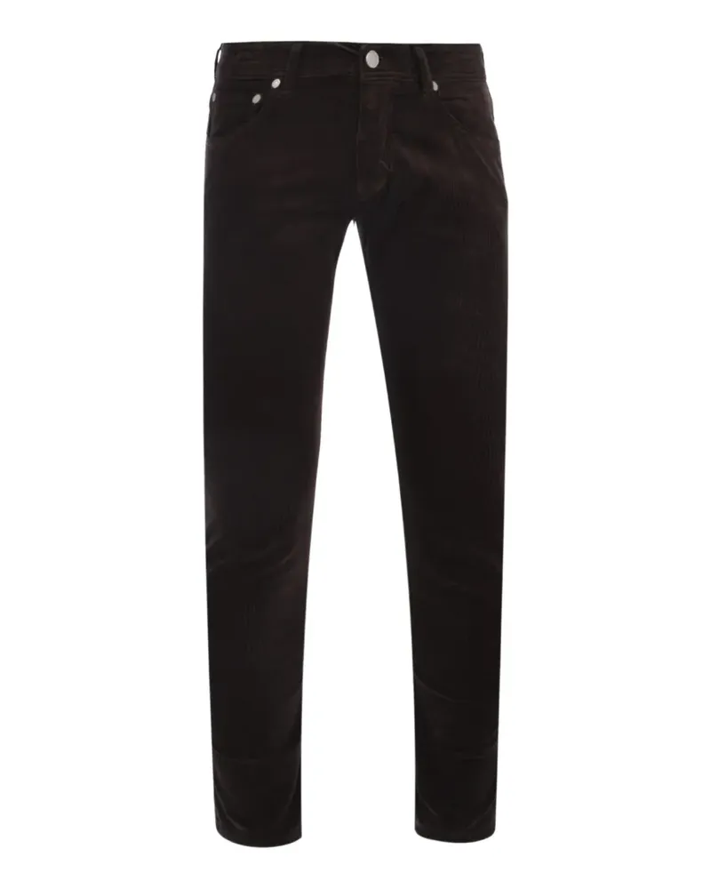 BARBA Gerade JFive Cordhose - Braun Braun