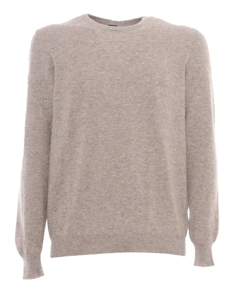 Fedeli slim-fit crew-neck sweater - Nude Nude