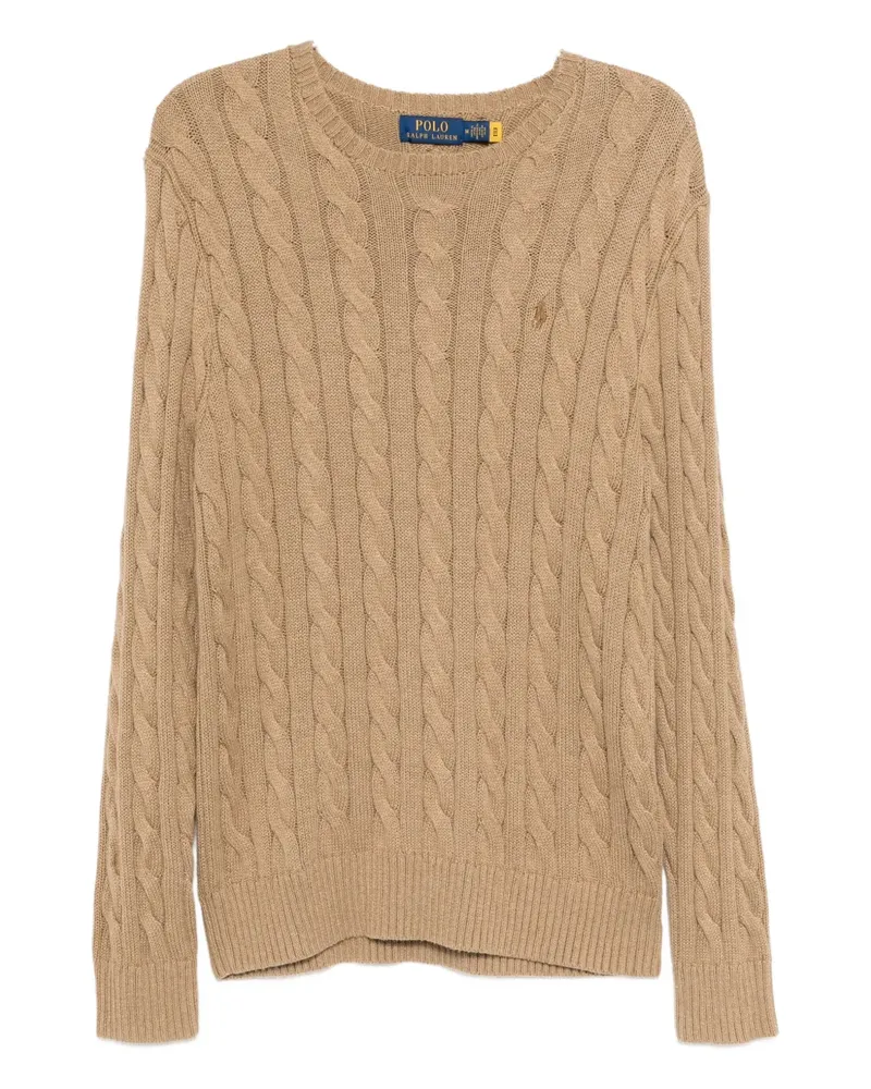 Ralph Lauren Pullover mit Zopfmuster - Braun Braun
