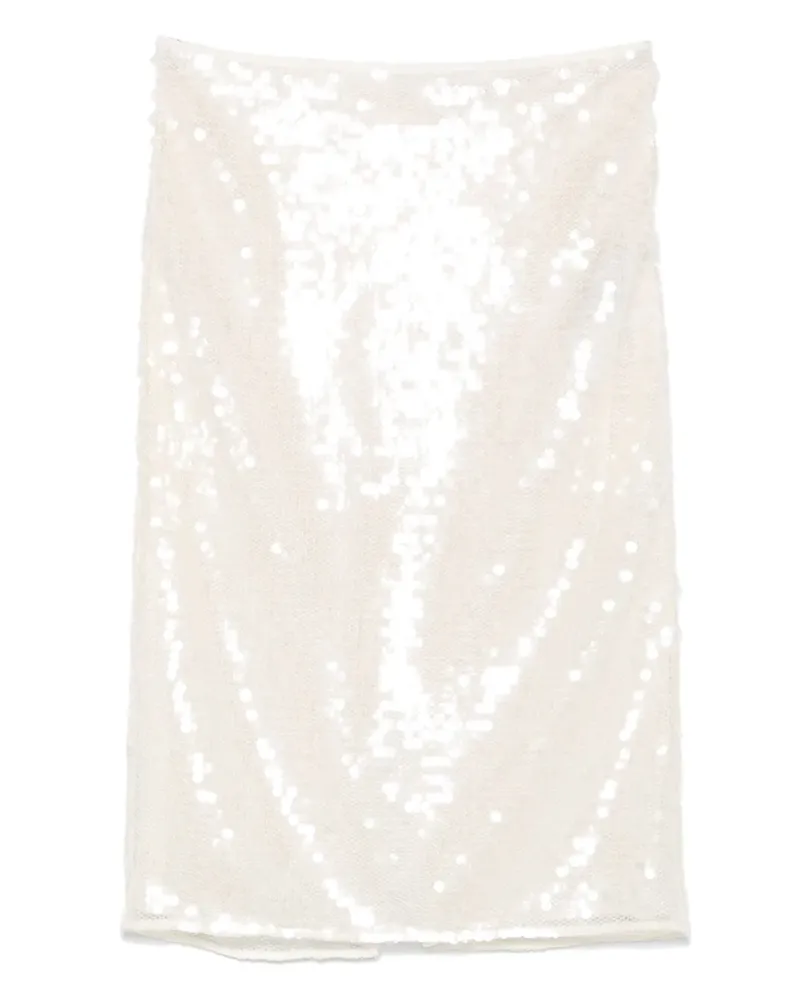 Stella McCartney Rock mit Pailletten - Nude Nude