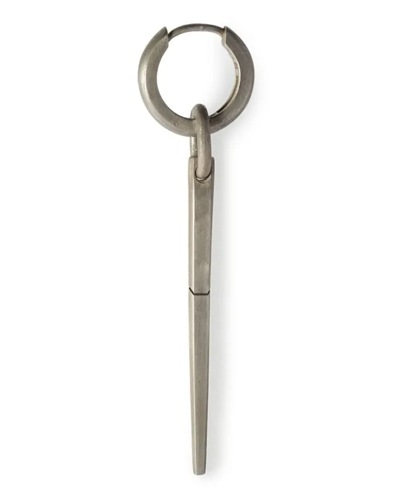 Parts Of Four Einzelne Creole - Silber Silber