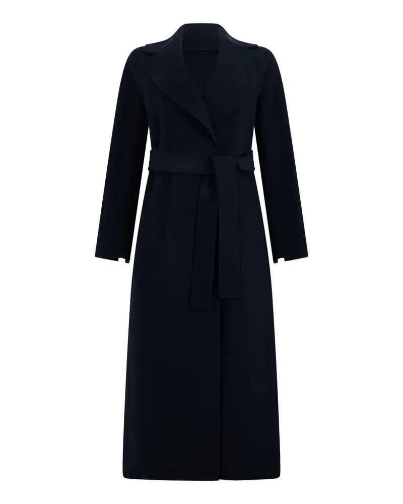 Max Mara Poldo Mantel mit Gürtel - Blau Blau