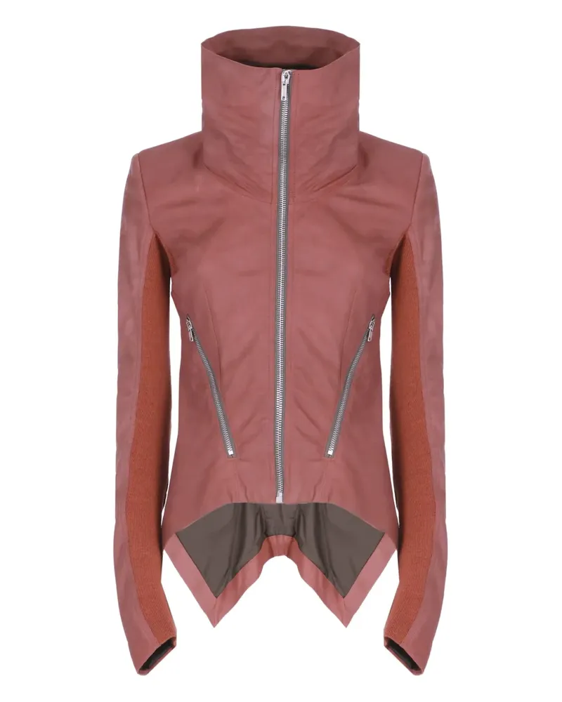 Rick Owens Naska leather jacket - Braun Braun