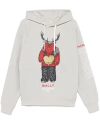 Bally Jersey-Hoodie Grau