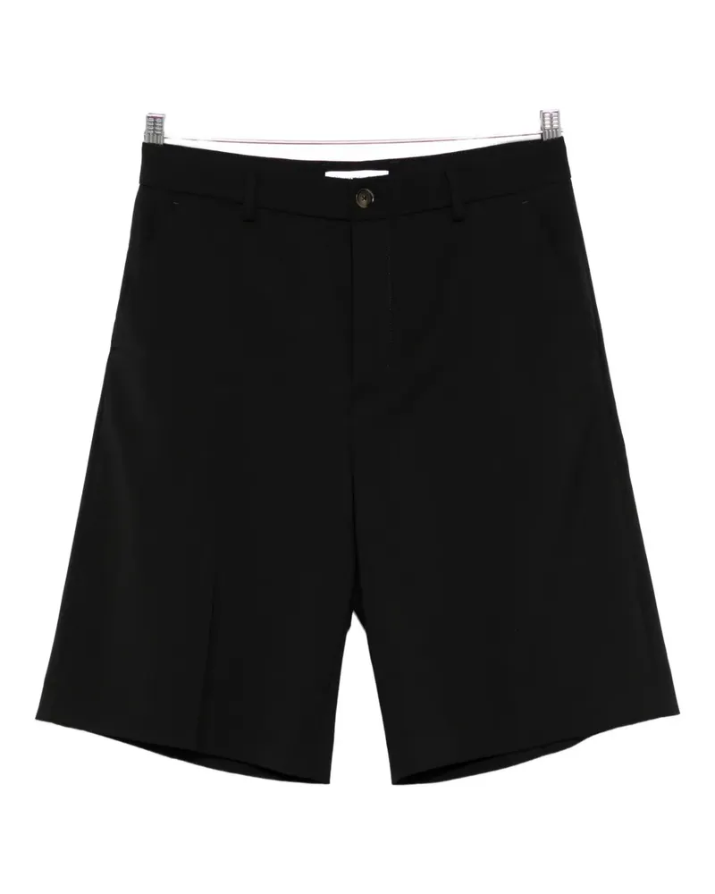 Manuel Ritz Shorts aus Wolle - Schwarz Schwarz