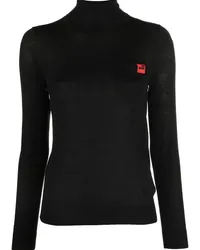 Moschino Pullover mit Stehkragen Schwarz