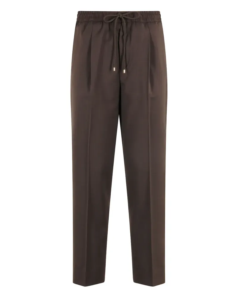 Briglia 1949 Bundfaltenhose mit Kordelzug - Braun Braun