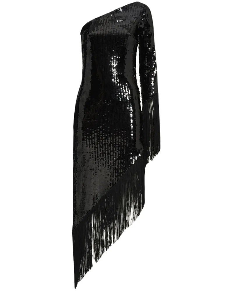 Taller Marmo Aventador Disco Kleid mit Pailletten - Schwarz Schwarz
