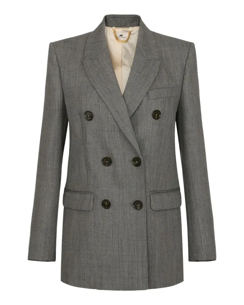 Elisabetta Franchi wool jacket - Grau Grau