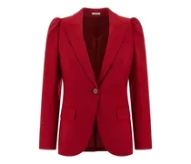 Sakko mit Puffärmeln - Rot