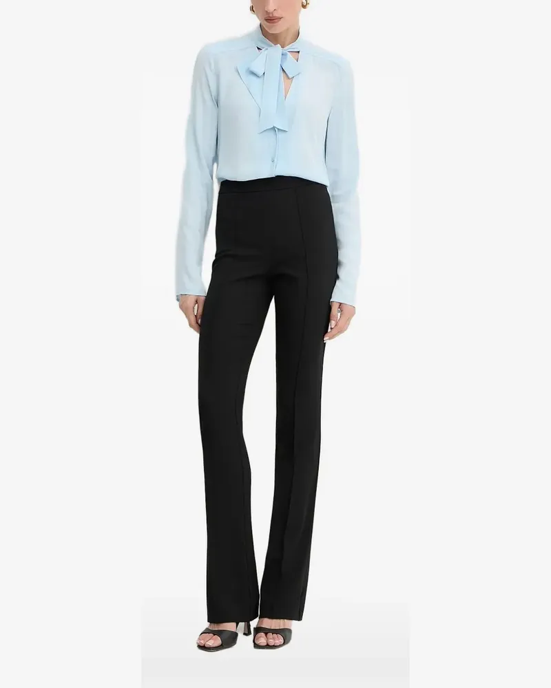 Patrizia Pepe Bluse mit Schluppe - Blau Blau