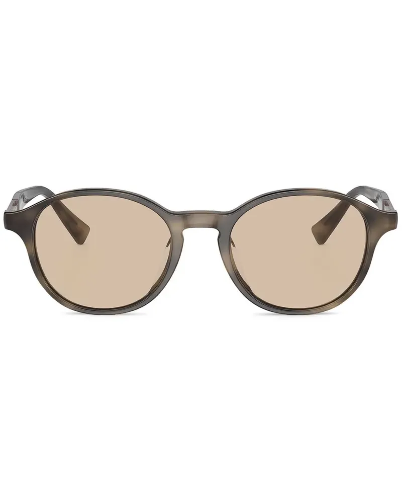 Brunello Cucinelli Brille mit rundem Gestell - Braun Braun