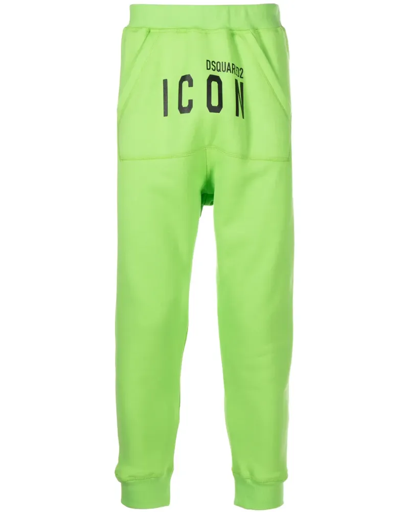 Dsquared2 Jogginghose mit "Icon"-Print - Grün Grün