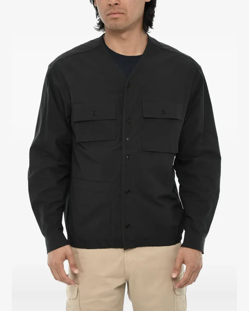 Woolrich V-neck pocket jacket - Blau Blau