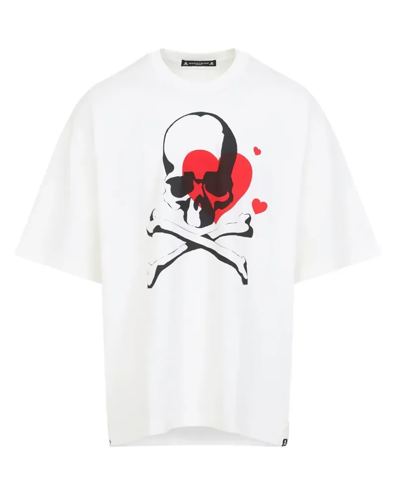 Mastermind Japan skull-print T-shirt - Weiß Weiß