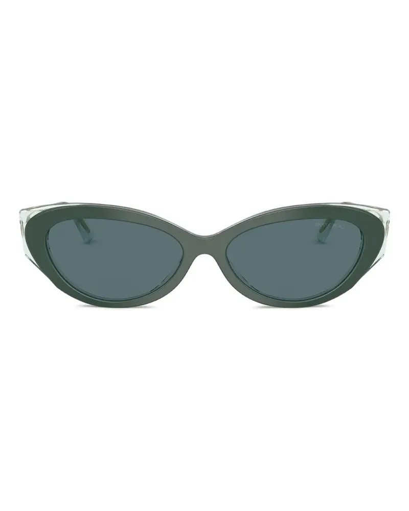 Jimmy Choo JC5065U Cat-Eye-Sonnenbrille - Grün Grün