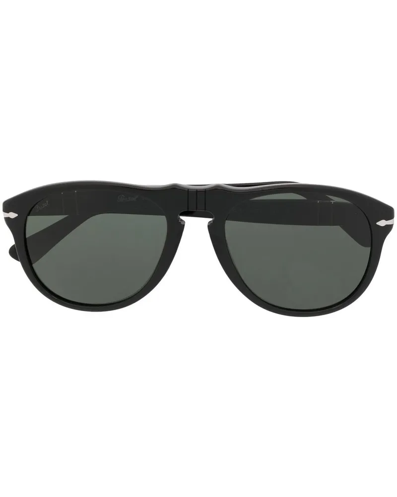 Persol Klassische Pilotenbrille - Schwarz Schwarz