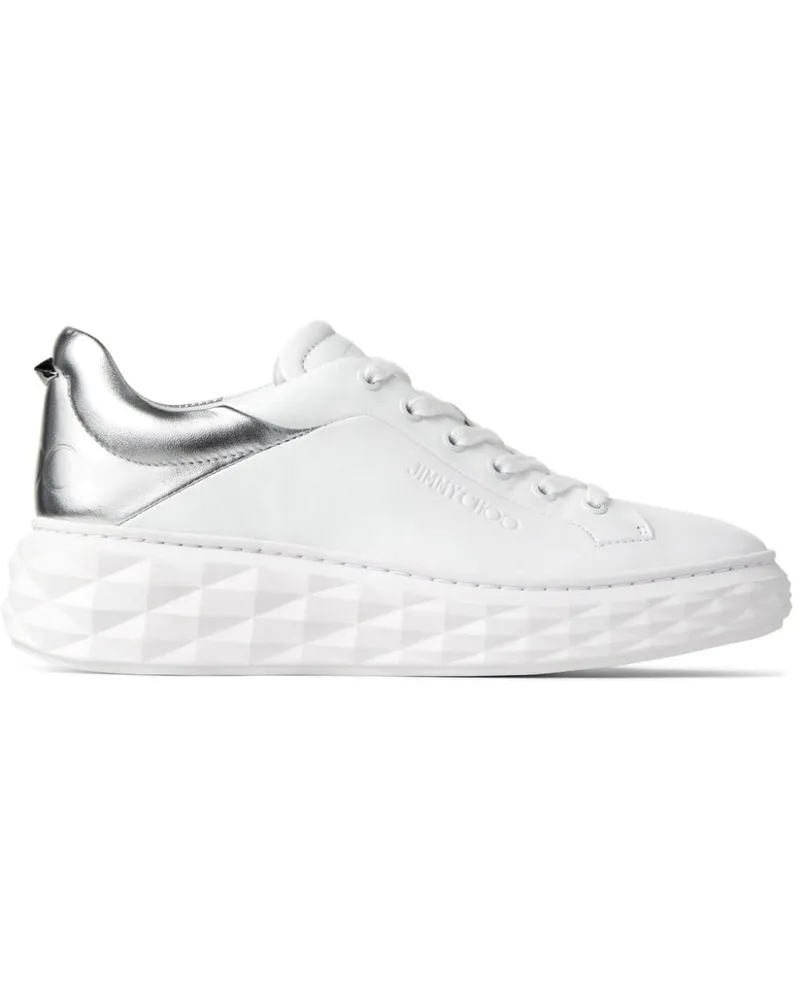 Jimmy Choo Diamond Maxi/F II Sneakers - Weiß Weiß