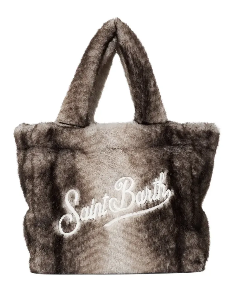 MC2 Saint Barth Colette Tote Bag aus Faux Fur - Braun Braun