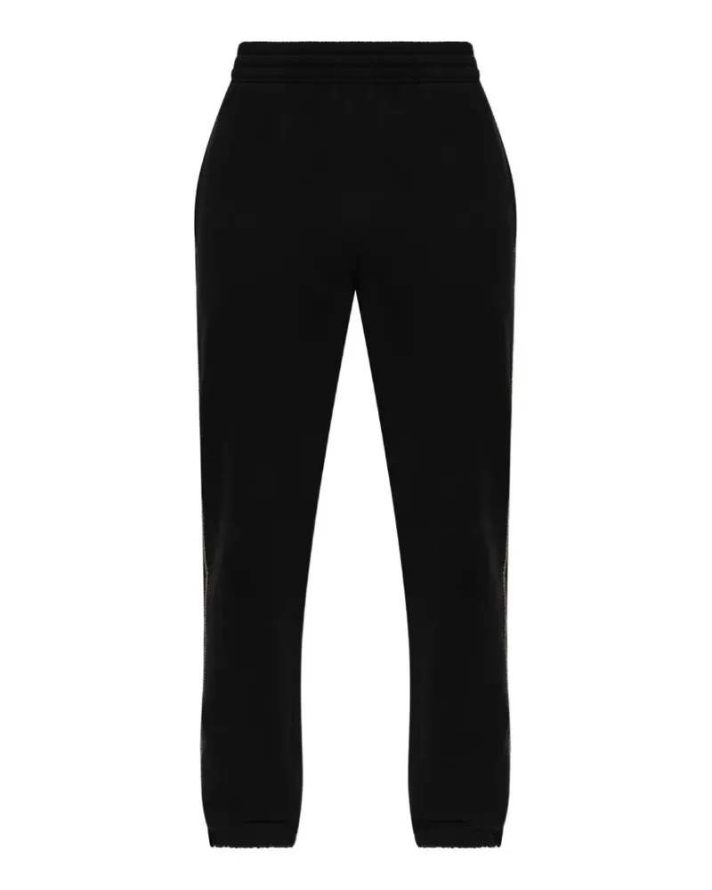 Burberry Sid check-trim track pants - Schwarz Schwarz